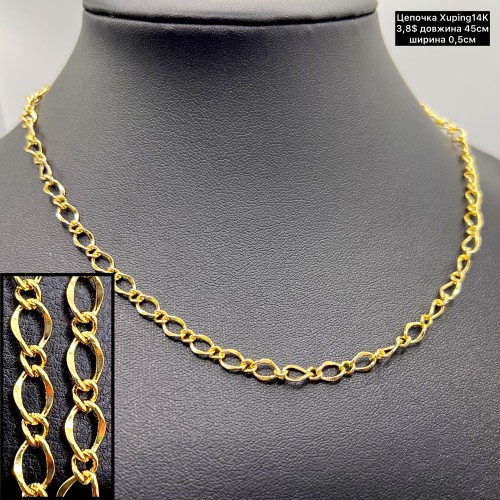 Цепочки Xuping14К 10284 (45см.) ширина 0,5см.